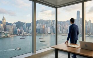 hong kong office view